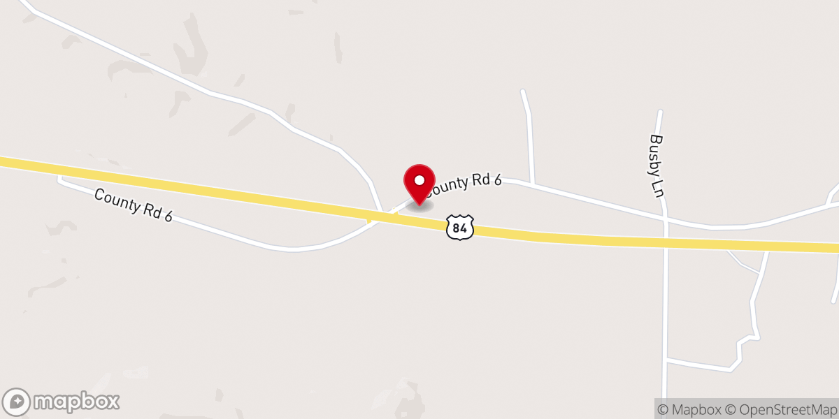 Map showing location of Full Gospel Tabernacle