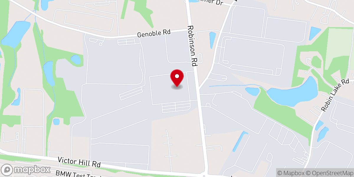 Map showing location of Lear Corporation