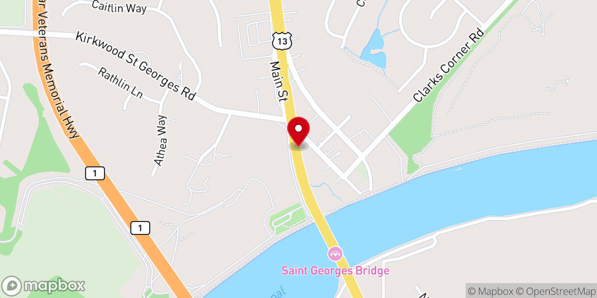 Map showing location of Presbyterian Cooperative Parish