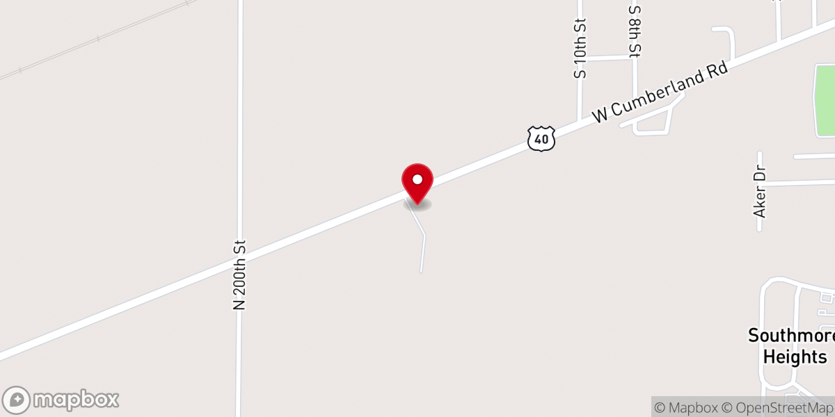Map showing location of St Paul Evangelical Lutheran