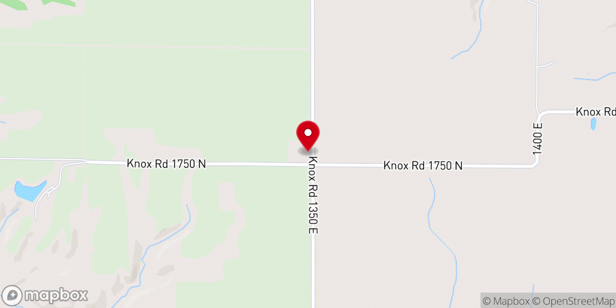 Map showing location of Maxey Chapel
