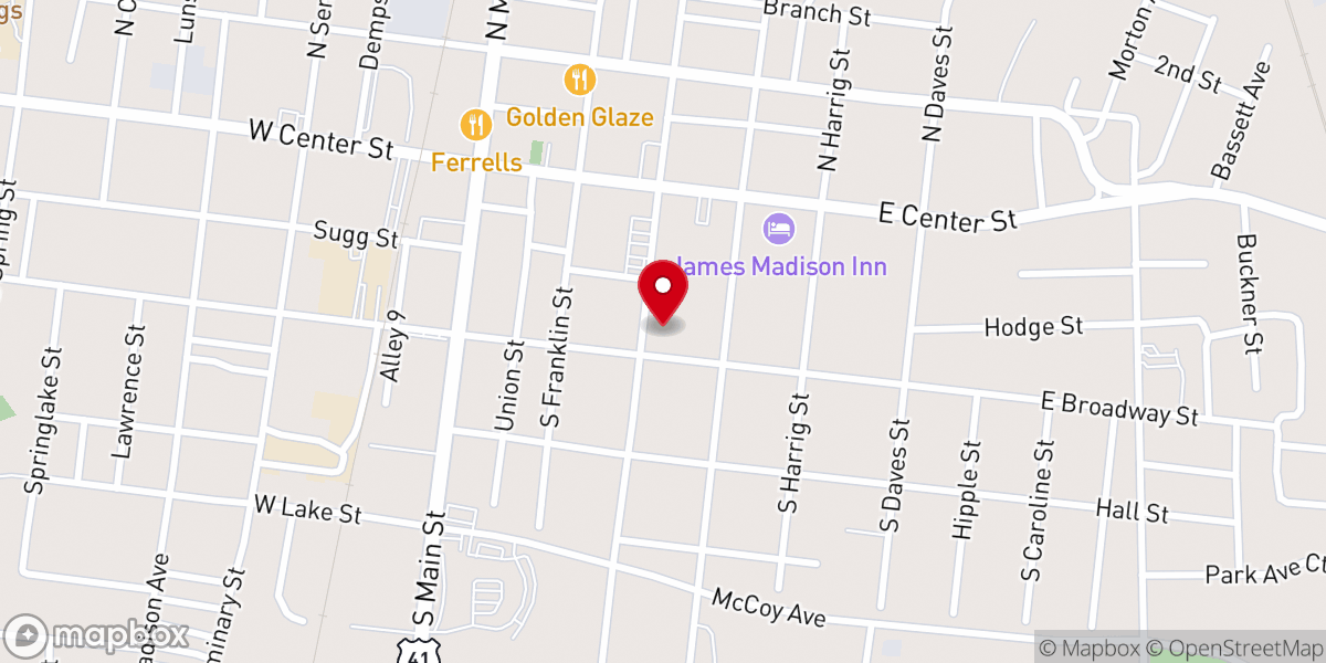 Map showing location of Bring Restoration Ministries Inc