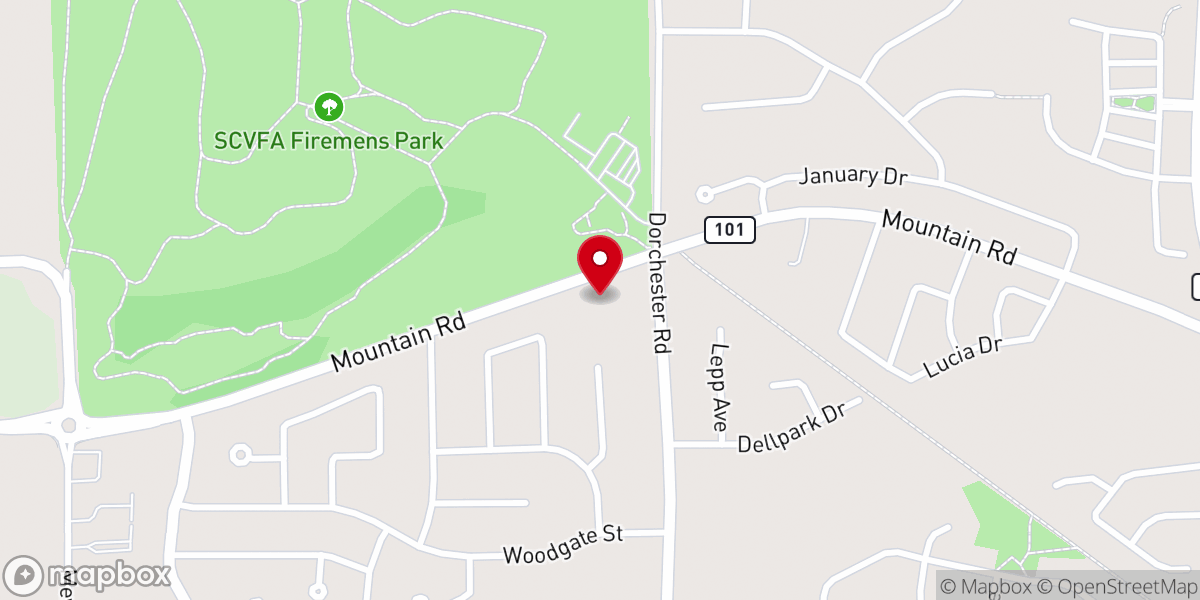 Map showing location of Mountain Park Church