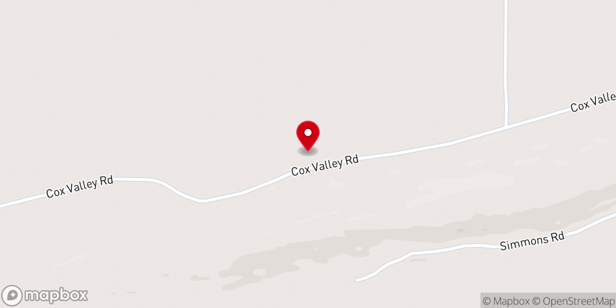 Map showing location of Clarks Church