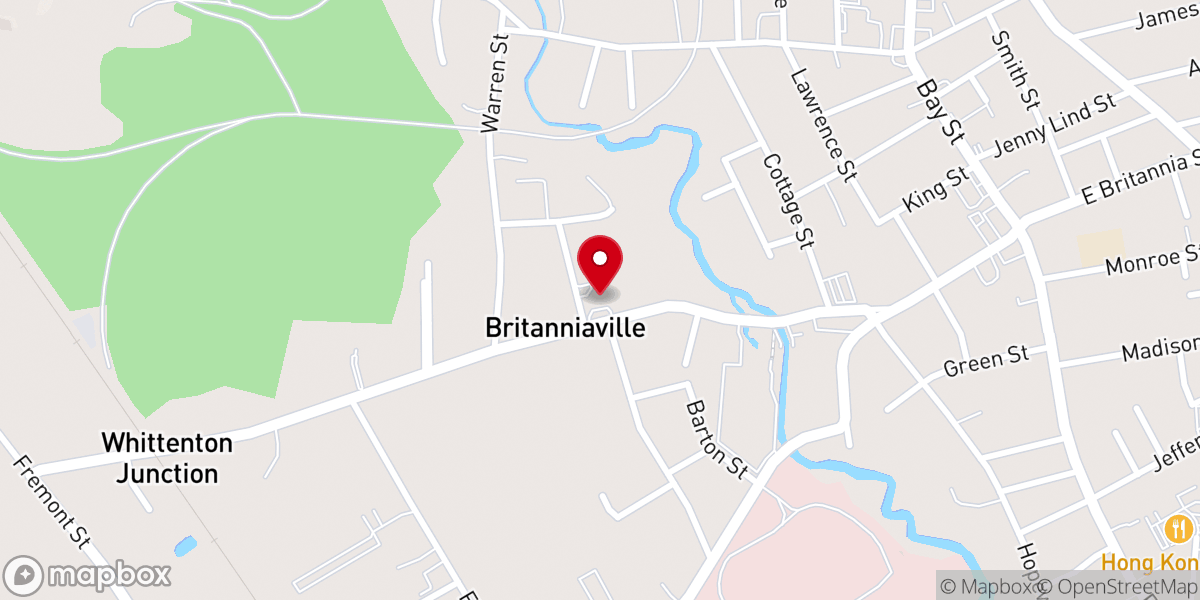 Map showing location of Christ Community North Campus