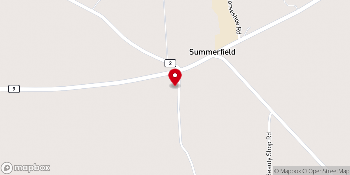 Map showing location of Summerfield Methodist Church