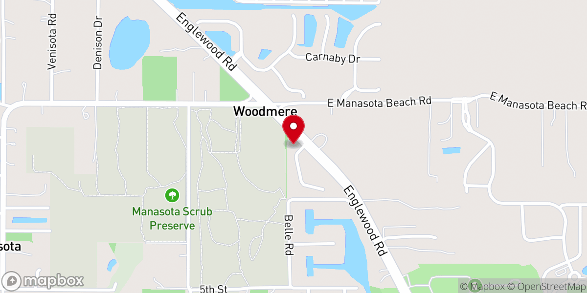 Map showing location of Saving Grace Bible Church