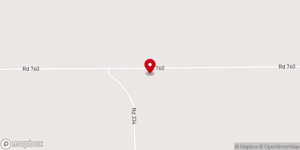 Map showing location of Golden Plains Church of God