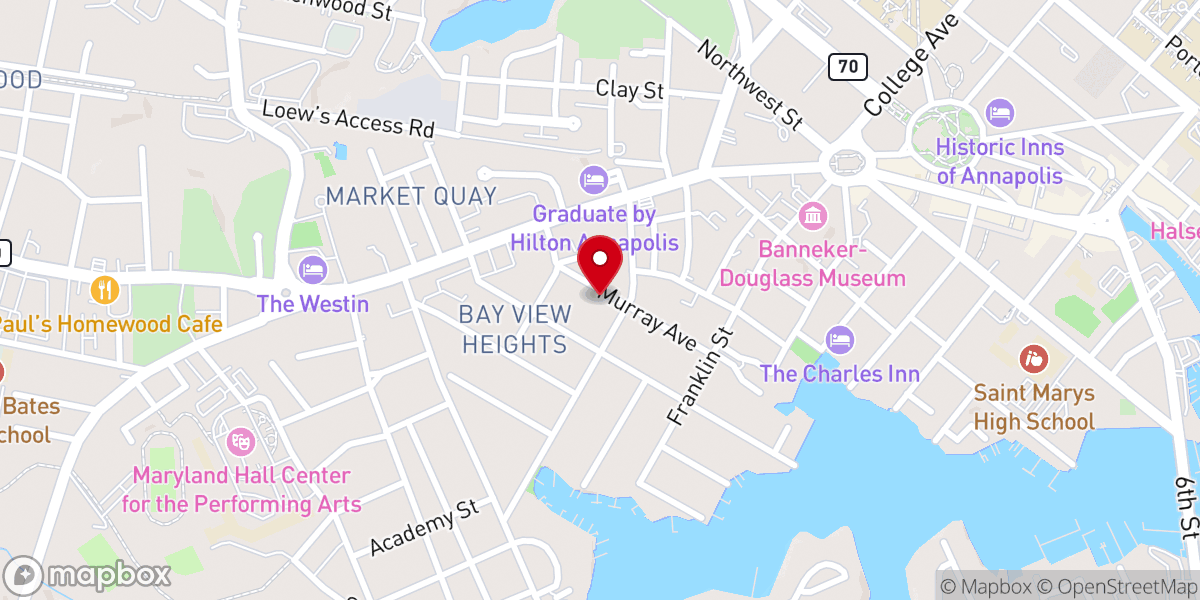 Map showing location of Saint John's