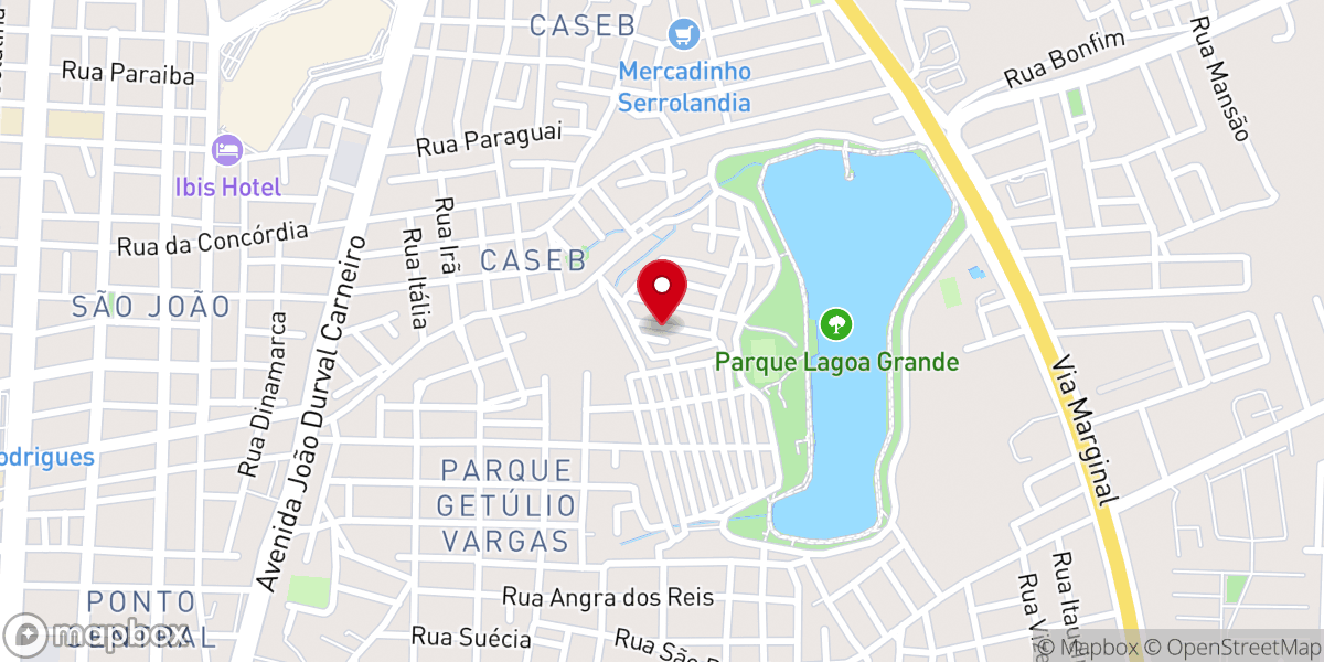 Map showing location of IGREJA PENTECOSTAL UMA NOVA ALIANÇA COM DEUS (LAGOA GRANDE)