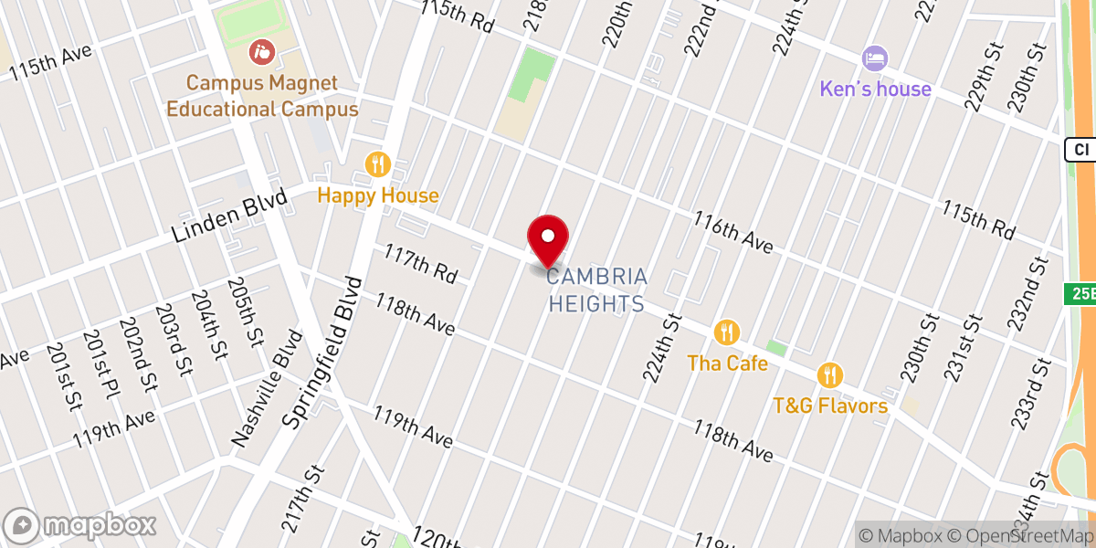 Map showing location of Deeper Life Bible Church