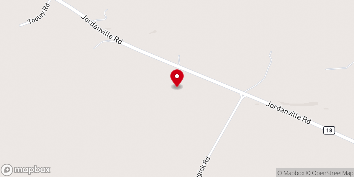 Map showing location of Columbia Church