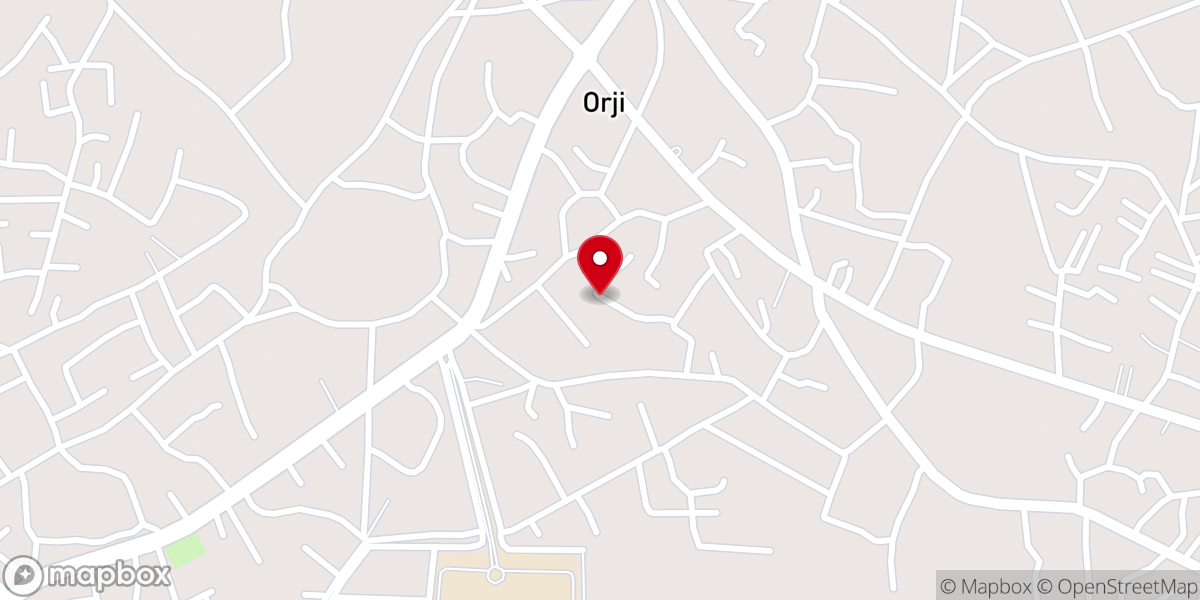 Map showing location of Anglican church of the resurrection