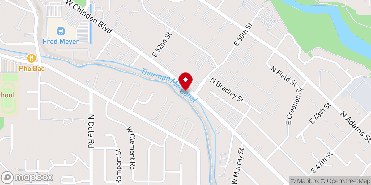 Map showing location of River House Church