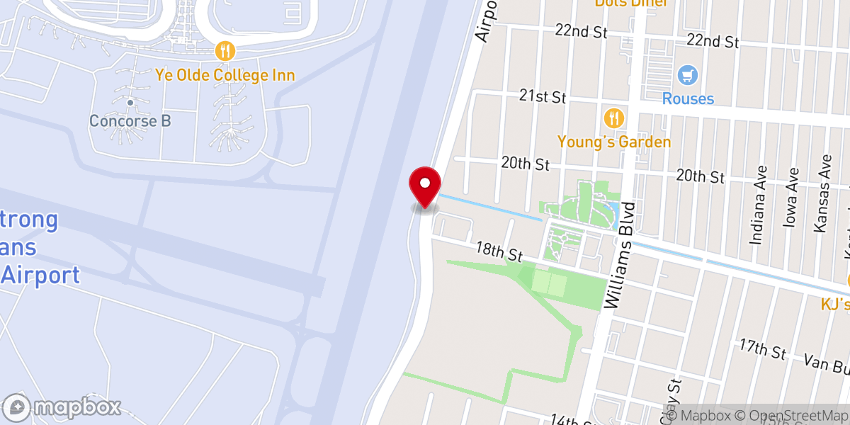 Map showing location of St Michael Missionary Baptist Churc
