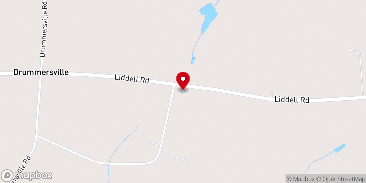 Map showing location of Gradys Chapel