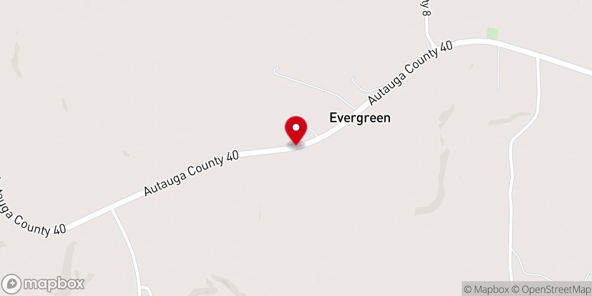 Map showing location of Rutledge Church
