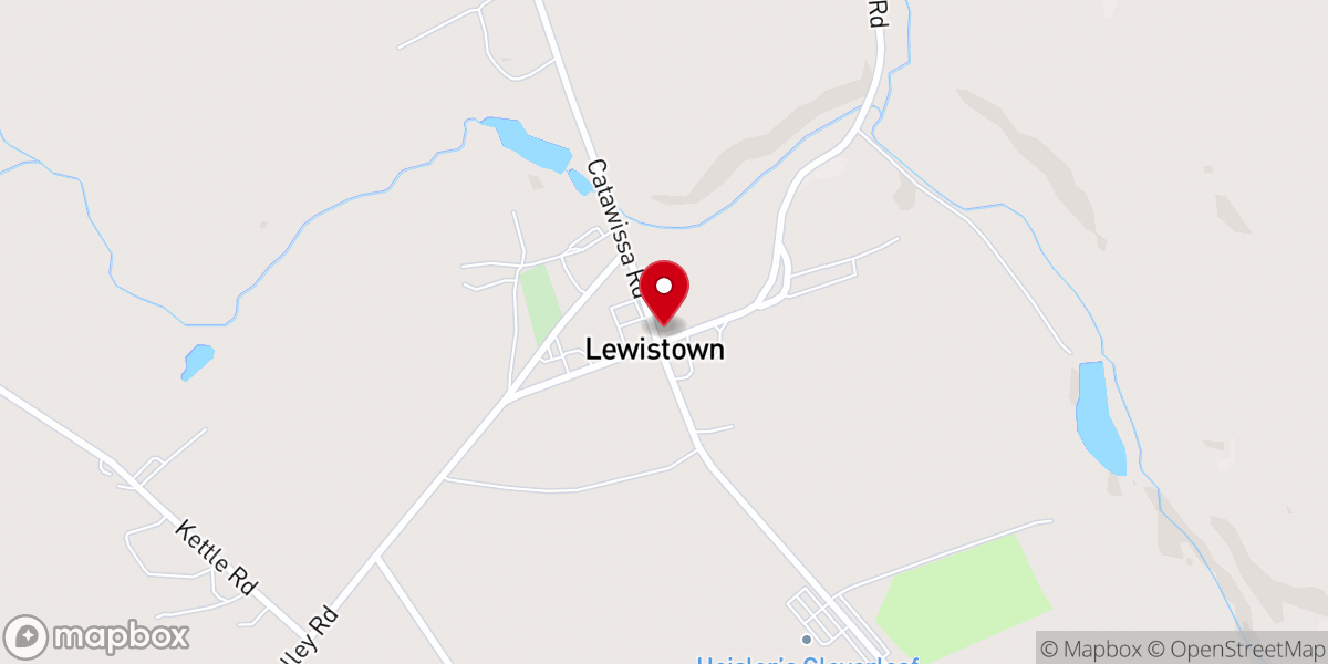 Map showing location of Calvary Evangelical United Methodist Church