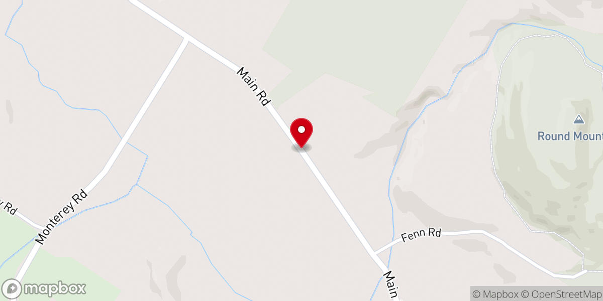 Map showing location of Union Church Parsonage