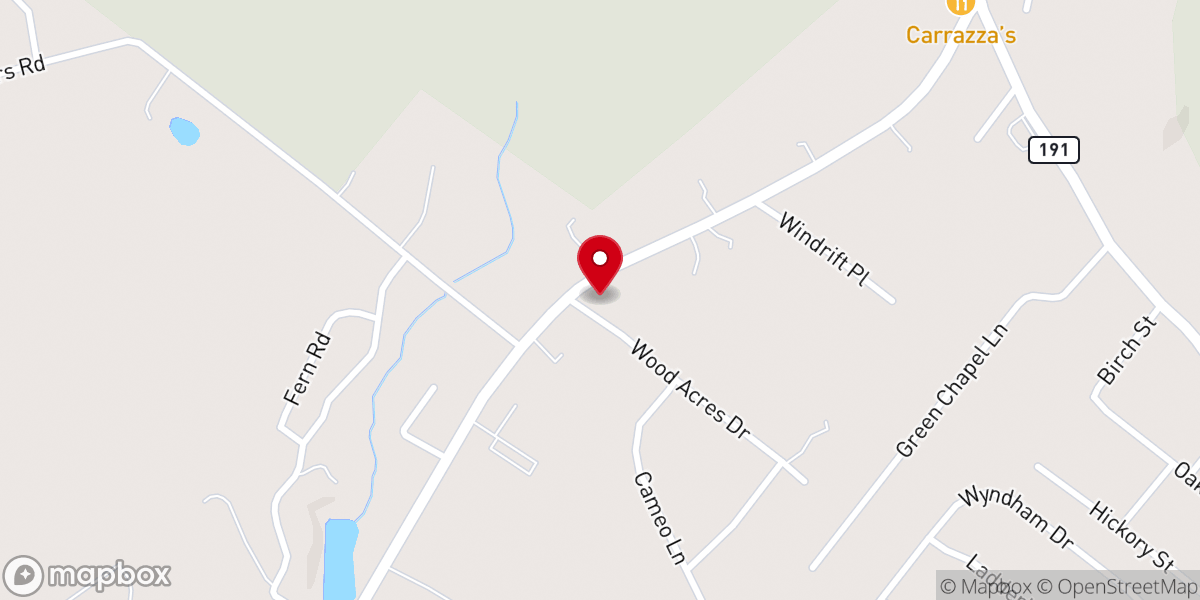 Map showing location of Korean Presbyterian Church of Pocono