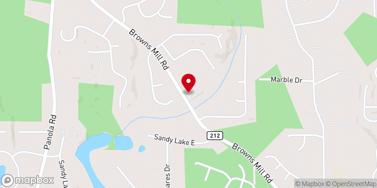 Map showing location of New Love Tabernacle Christian Church