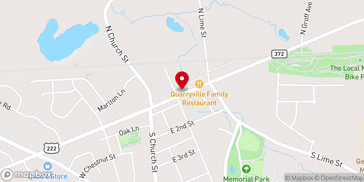 Map showing location of Solid Rock Youth Ministries