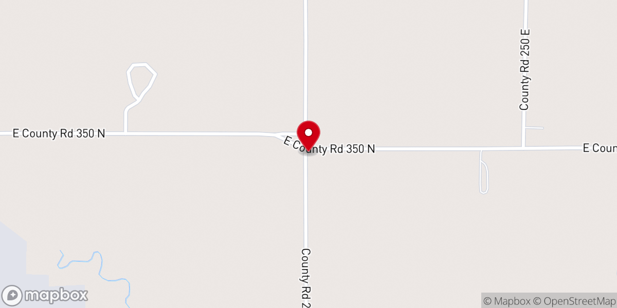 Map showing location of New Bethel Church