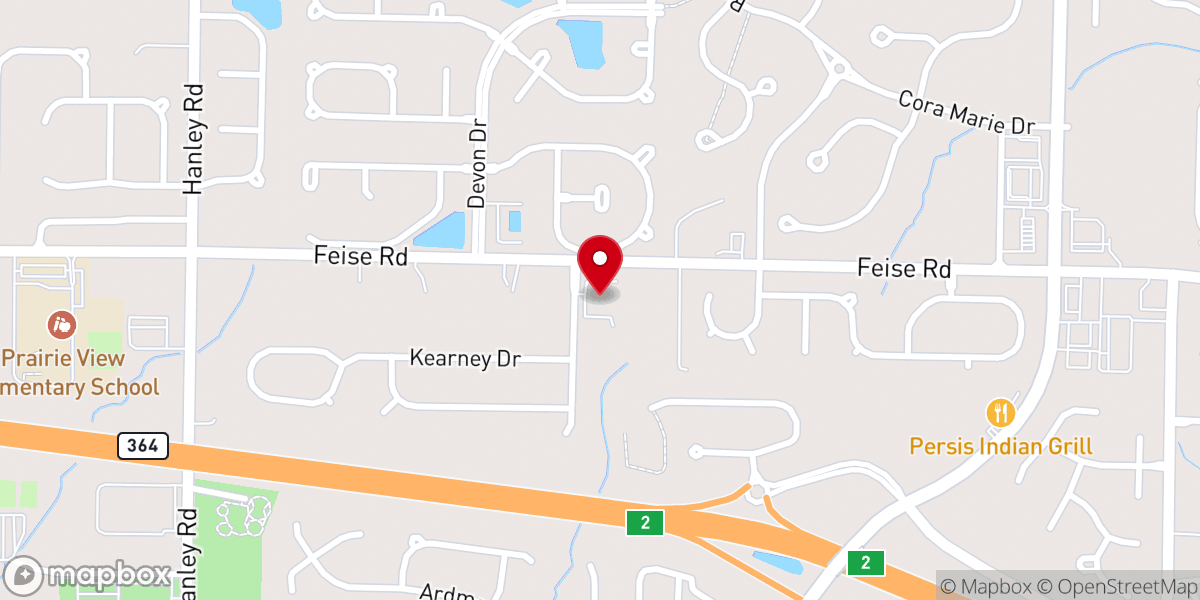Map showing location of Connection Christian Church