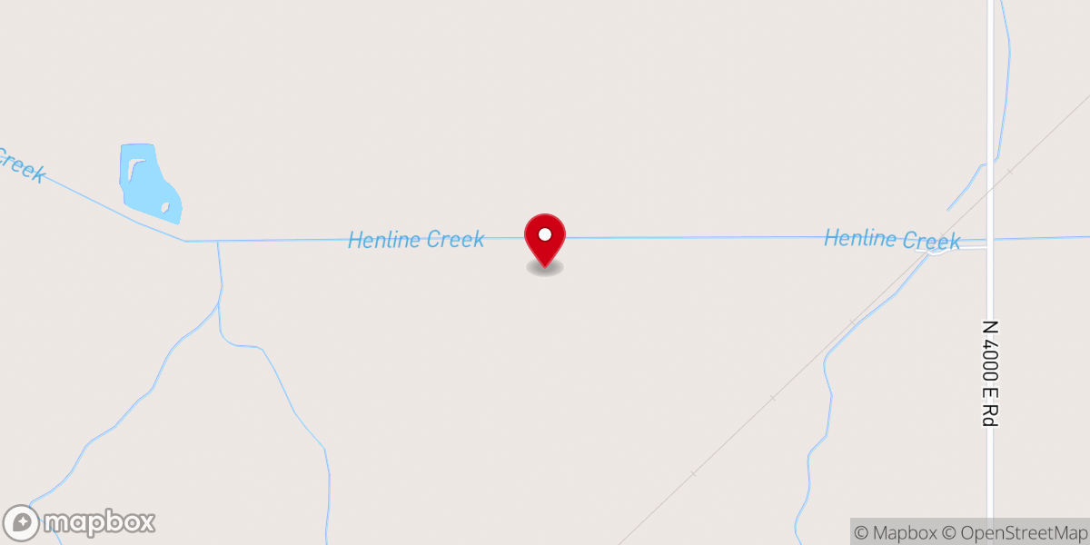 Map showing location of Cropsey Township