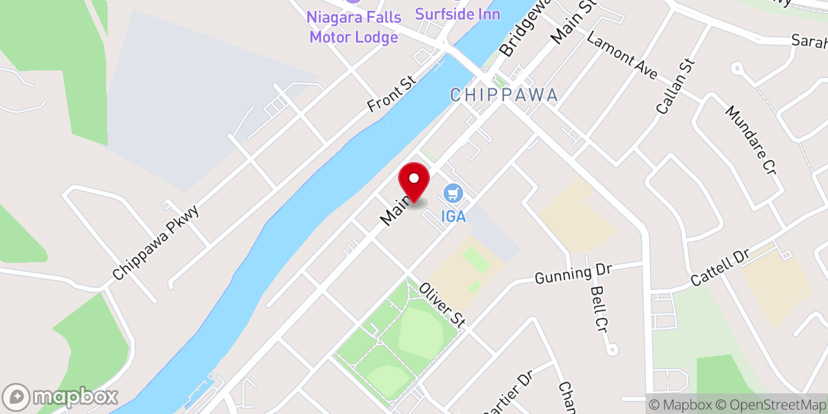 Map showing location of Sacred Heart Catholic Church