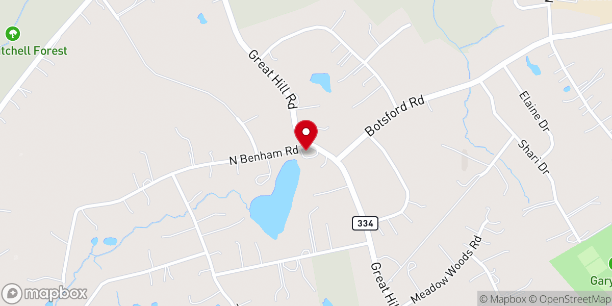 Map showing location of Living Springs Christian Fellowship