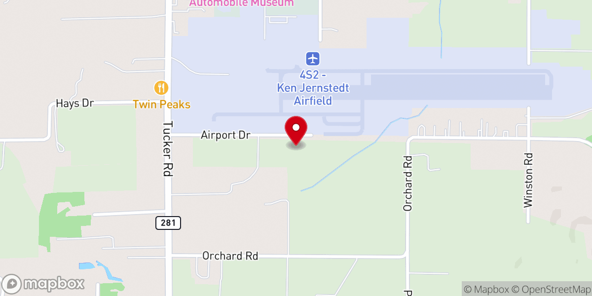Map showing location of MT Adams Ministerial Association
