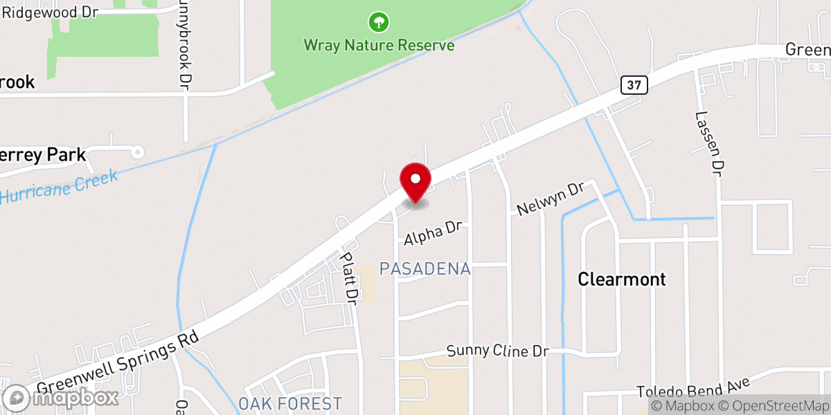 Map showing location of Cristo Para Todas Las Naciones