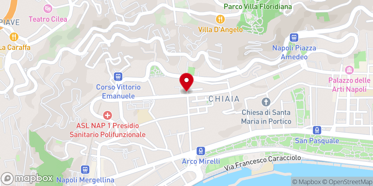Map showing location of Parrocchia San Benedetto