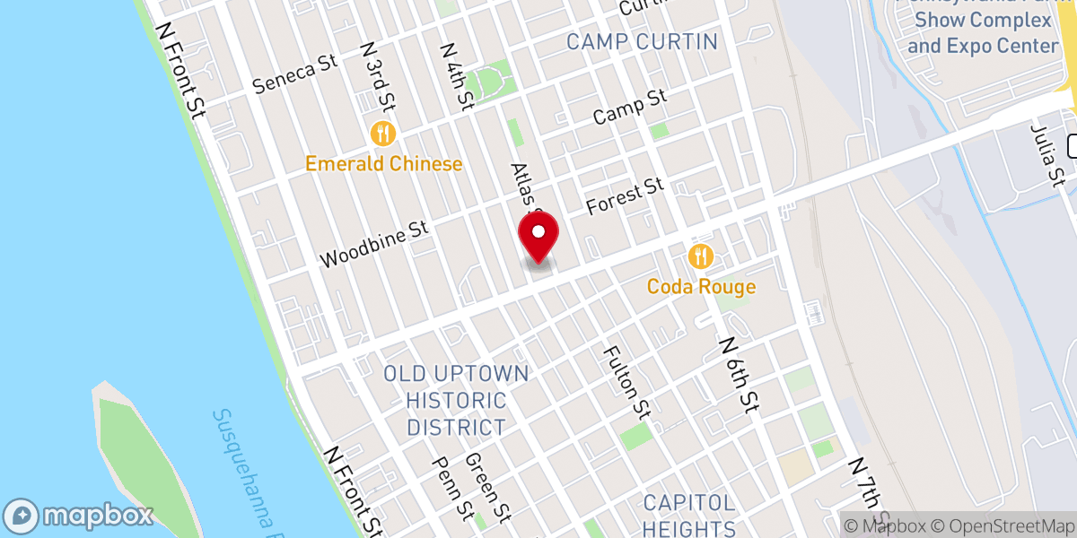 Map showing location of Kingdom Embassy Inc