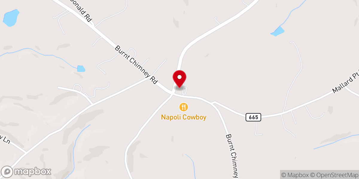 Map showing location of Smith Mountain Lake Community Church of the Brethren