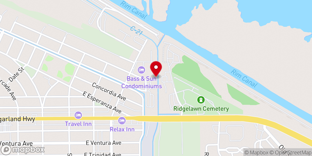 Map showing location of Scotty's Tiki Bar