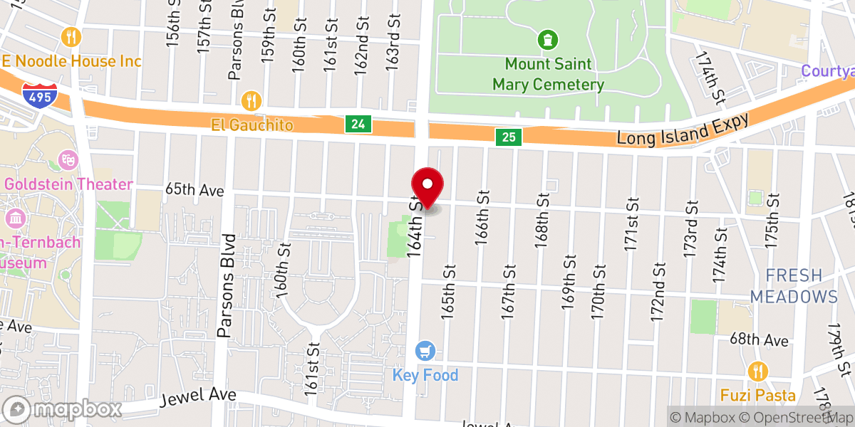 Map showing location of Queens Herald Church C&MA 宣 道 會 基 導 堂