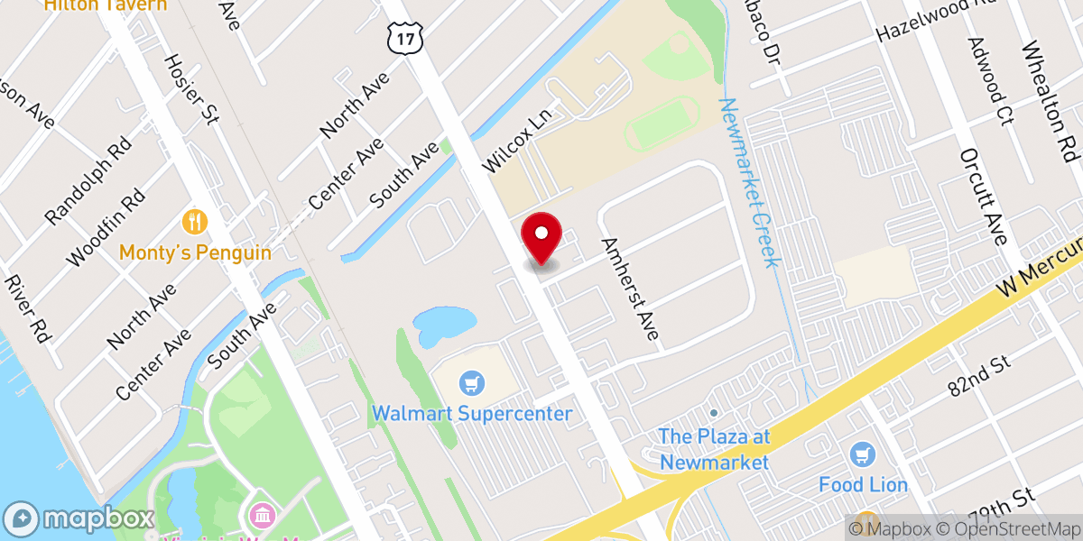 Map showing location of Dunamis Christian Center