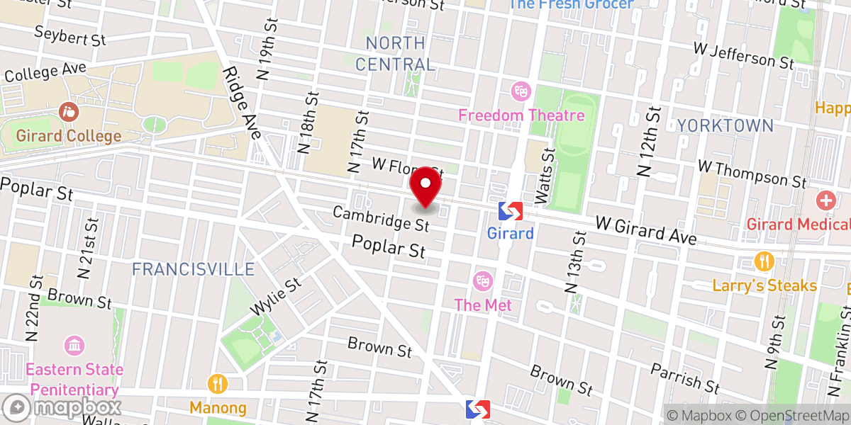 Map showing location of Temple of Divine Love Church
