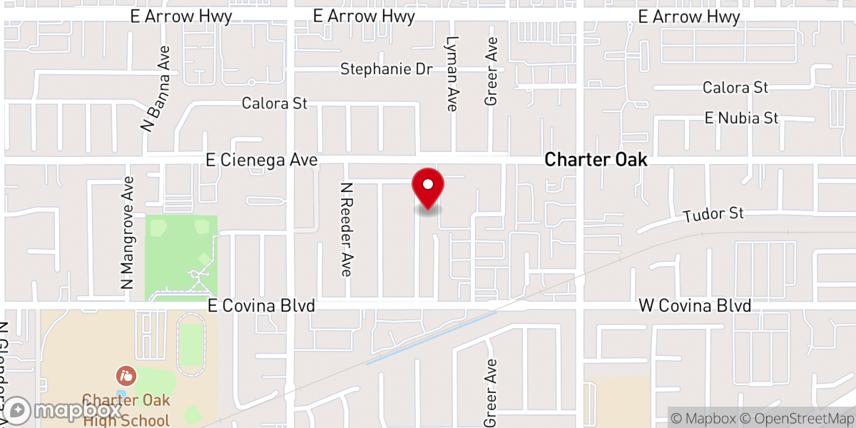 Map showing location of Agape Evangelical Church