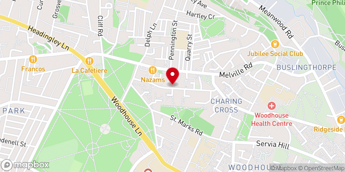 Map showing location of Holborn Church