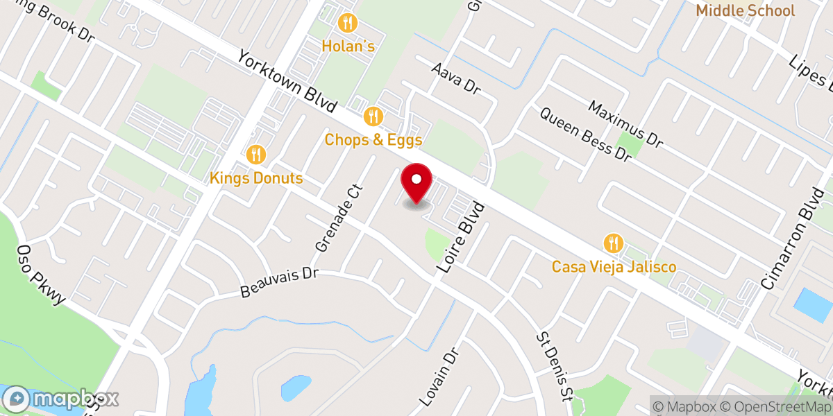 Map showing location of Kings Crossing Church of Christ