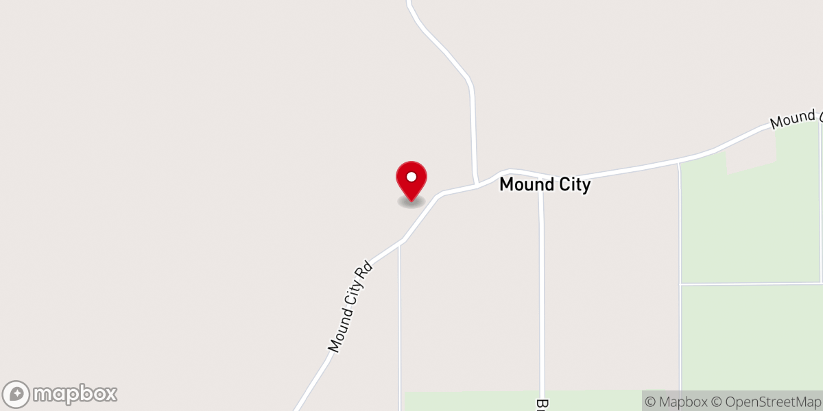 Map showing location of Pitts Chapel