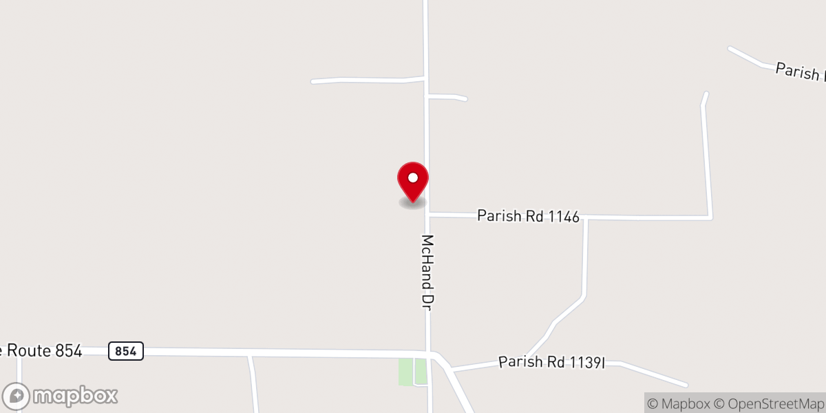 Map showing location of Newton Baptist Church