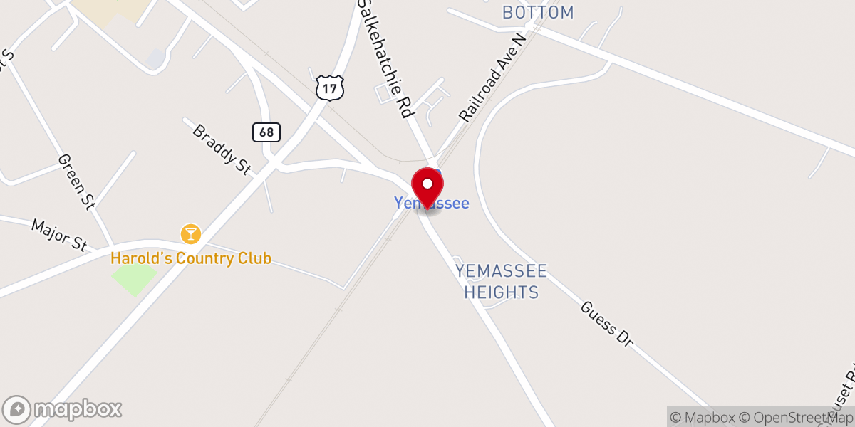 Map showing location of The Holy Temple Church of the Lord Jesus Christ, Incorporated of the Apostolic Faith