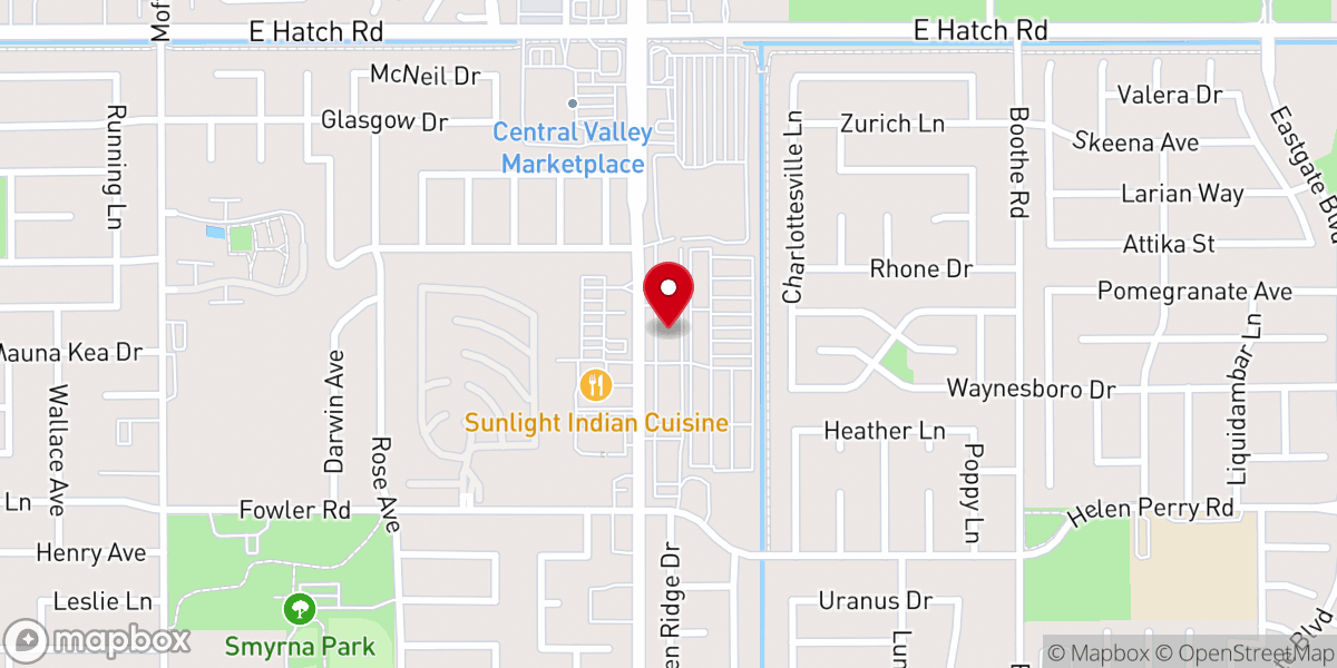 Map showing location of Angry Chickz - Ceres