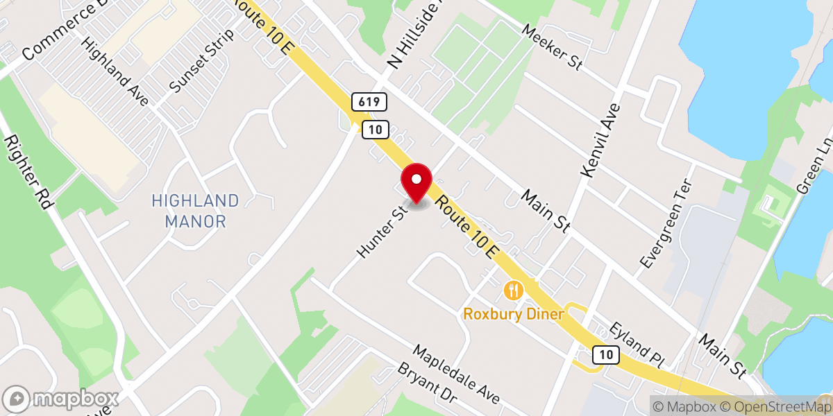Map showing location of Saint Therese Parish