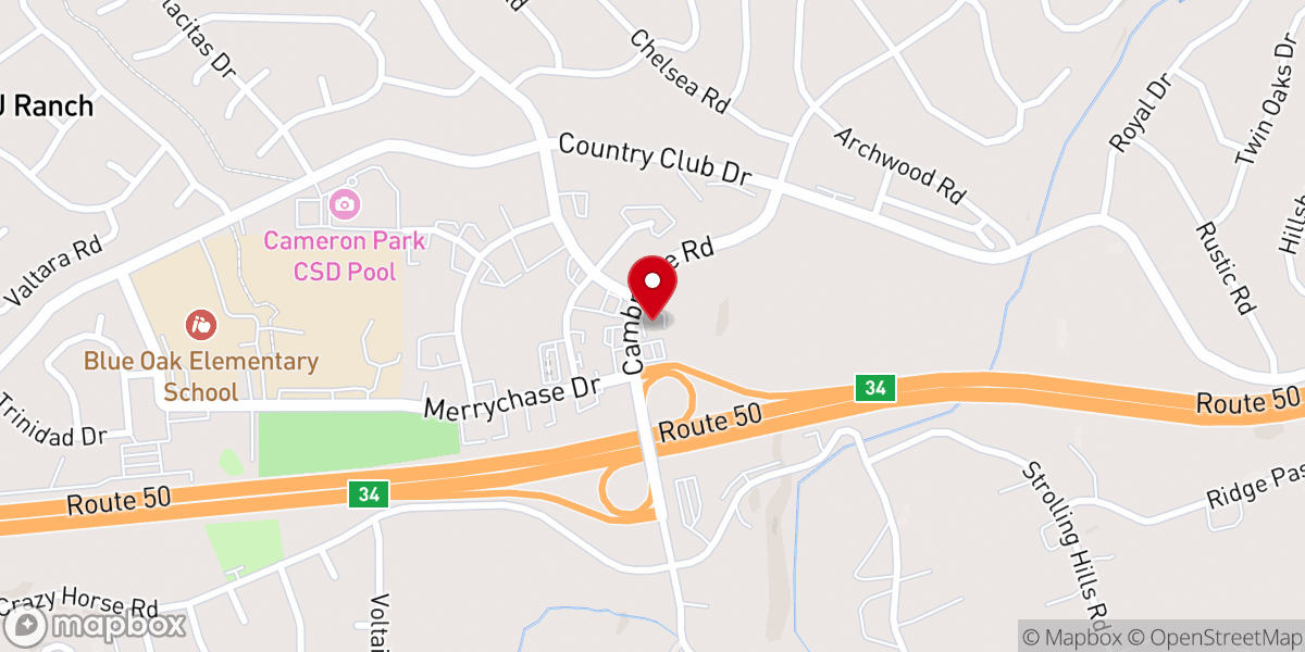 Map showing location of Office - Foothills Church