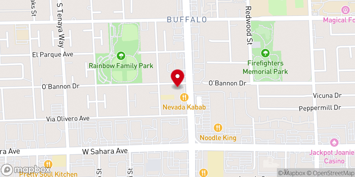 Map showing location of Faith Lutheran Thrift Store